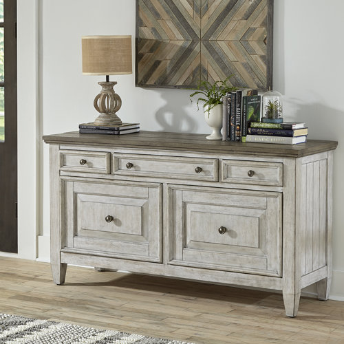 Birch Lane™ Priscilla 56'' Wide 4 Or More. Drawer Filing Credenza